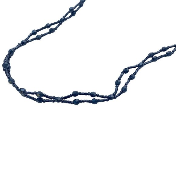 GAP Vintage Womens Black Beaded Mini Shoulder Bag With Snap Closure - Picture 4 of 7